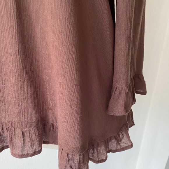 Judith March Boho Pheasant Crochet Top Shirt SZ S - Picture 6 of 15